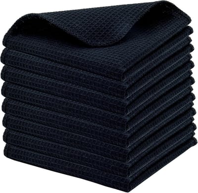 Vaatdoeken en Afwasdoeken - 8-Pack Katoen Wafelstructuur - Absorberend & Sneldrogend - Keukentextiel 30x30 cm