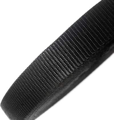 Polypropyleen Band - Webbing Rol - Sjorren en Bevestigen - 440kg Breeksterkte - 25 mm x 100m - Zwart