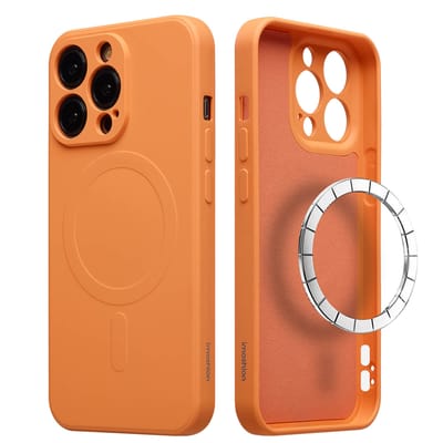 imoshion Hoesje - Geschikt voor Apple iPhone 13 Pro - Color Backcover geschikt voor MagSafe - Oranje