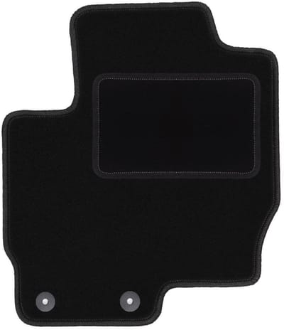 Bestuurdersmat zwart voor: Mitsubishi Colt VII hatchback (2008-2012)