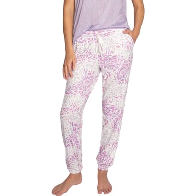 PJ Salvage Dames Leopards Joggingbroek (Off White)