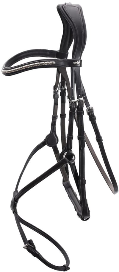 Schockemöhle Rio Select Hoofdstel Full - Zwart/Zilver