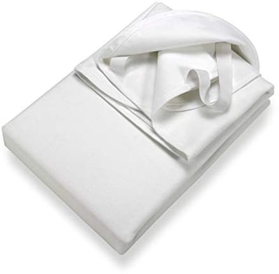 Molton matrasbeschermer 100% katoen 100 x 200 cm - Duurzame en waterdichte bescherming