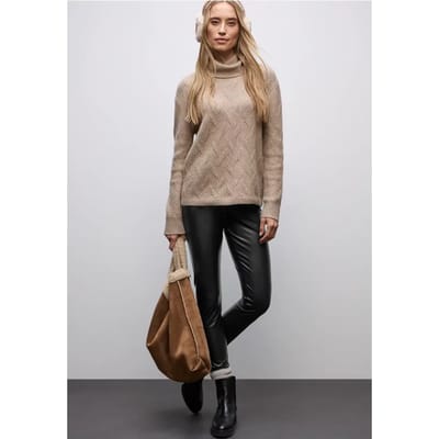 Leren legging