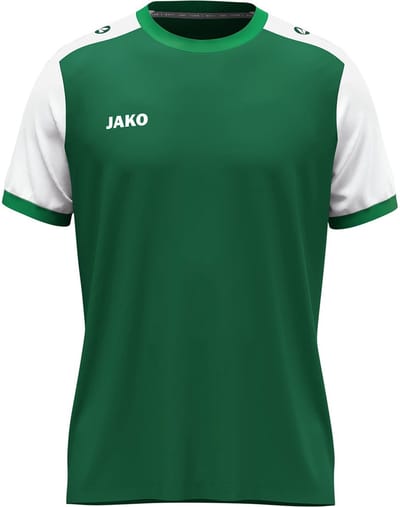 Jako Dynamic Shirt Korte Mouw Kinderen - Donkergroen / Wit / Groen | Maat: 116