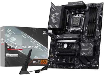 MSI B850 GAMING PRO WIFI6E - Moederbord ATX - Socket AM5 - AMD B850 - DDR5 - Realtek ALC897 - Realtek 2.5G LAN