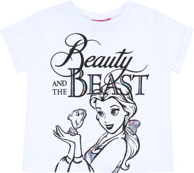 Witte blouse DISNEY van Beauty en het Beest