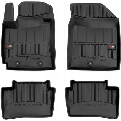 FROGUM HYUNDAI i10 II 2013-2019 automat - Automatten - 3D pasvorm - Hoge rand 6 cm - Geurloos TPE