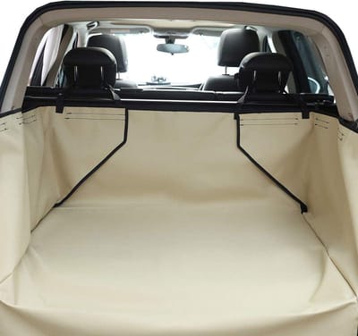 Honden Lading Liner - Huisdier Stoelbekleding - Reizen met Huisdier - Universele Pasvorm - 130x100x43 cm - Beige