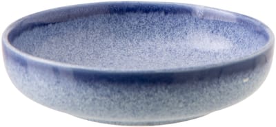 J-Line schaal Luna - keramiek - blauw - large