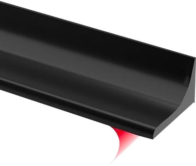 Dailygoods- Douchespatbeschermingsstrip 2,6 m - Siliconen Waterstopper - Zelfklevend - Waterdicht - Hoge kwaliteit - Bescherming tegen schimmel - Waterstop