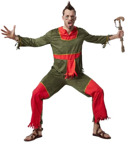 dressforfun - Zwijgzame Mohikaan S - verkleedkleding kostuum halloween verkleden feestkleding carnavalskleding carnaval feestkledij partykleding - 302635