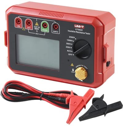 Isolatieweerstandstester 2500V Digitale Megohmmeter met Automatisch Bereik en Achtergrondverlichting