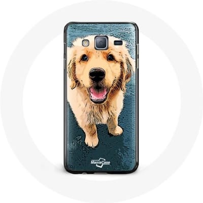 Hoesje voor Samsung Galaxy J3 Golden Retriever Puppy