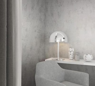 Isolatiebehang Betonlook Wit Grijs - Energiebesparend en Warmtereflecterend Vliesbehang