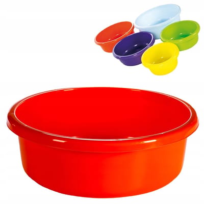 Sterke Rode Kom 4L - 26cm - Duurzaam Kunststof - Nederlands Product