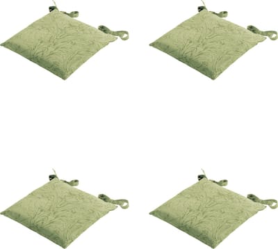 Madison - Zitkussen - Universeel - 4 st - 46x46cm - Nori Green - Groen