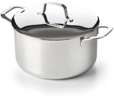 Beka Maestro kookpot/kookpan – Ø16 cm – 2L - RVS – PFAS–vrij - Deksel met stoomgleuf - Volumeaanduiding -Geschikt: inductie & vaatwas
