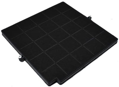AllSpares Koolstoffilter voor afzuigkappen geschikt voor Airforce AFFCAF16CS, F16 - Bosch Siemens Neff 17000822, HEZ381700 - Whirlpool AMC981 (256x261x16mm)