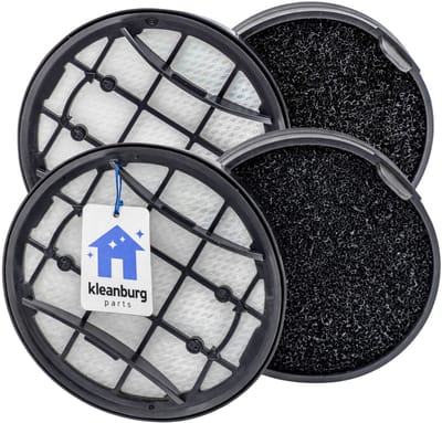 Kleanburg filterset geschikt voor Philips VC7000 en VC8000 serie, vervangt XV1681/01, 2 complete sets, wasbaar, voor XC7053 XC7055 XC7057 XC8055 XC8057