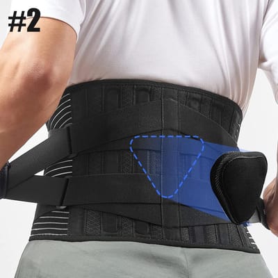 S 3XL Elastische Dubbele Compressie Riem Fitness Mesh Ademende Tailleondersteuning Gewichthefband Unisex Sport Krachtondersteuning S