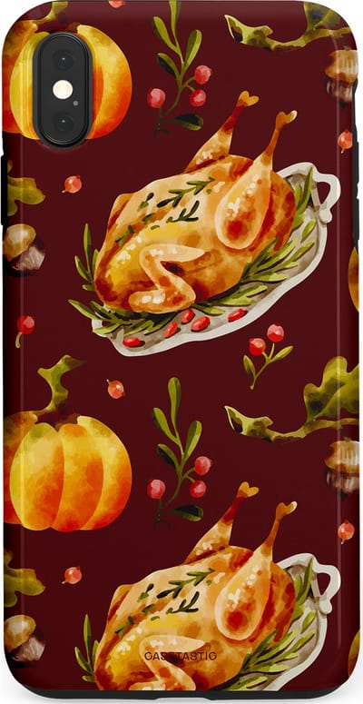 Casetastic Hoesje Geschikt voor Apple iPhone Xs Max - Stijlvolle Beschermende Duo-layer Case - Overvloed