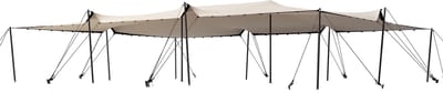 TOOLPORT Professional Stretchtent 9x12 m met aluminium frame waterdicht voor evenementen en outdoor gebruik
