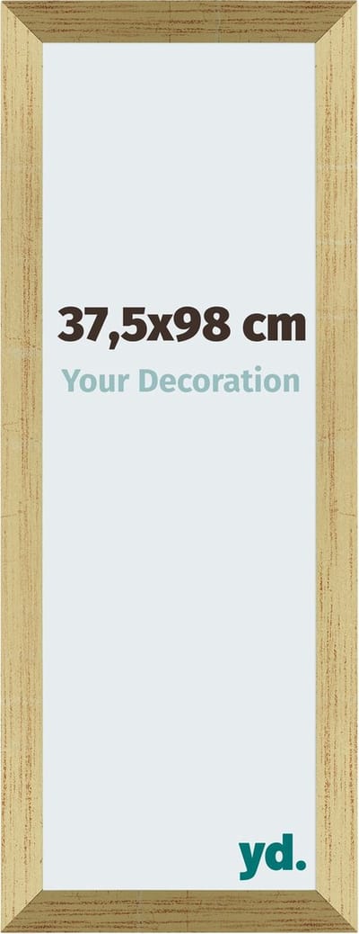 Your Decoration - Fotolijst 37,5x98 cm - MDF - Goud Glans - Mura