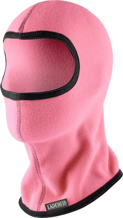Ladeheid Kinderen Balaclava Helmmuts - Winter Muts Face Mask - Polyester - LA-LA40-203-BA - Lichtroze - Eén maat