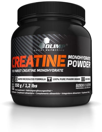 OLIMP Sports Nutrition - Creatine Monohydrate Powder (550 g) - neutrale smaak