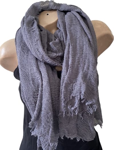 Dames effen kleur sjaal 7# GREY