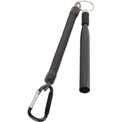 Alliage d'aluminium Appâts souples Accessoires de pêche Outil montage Wacky Worm avec 100 joints toriques noir