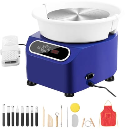 Cellista Aardewerkwiel 450W - Keramiek Draaischijf - Pottenbakkerswiel - Elektrisch Keramiek Wiel - 11 inch - 5 kg Capaciteit - 50-300 RPM
