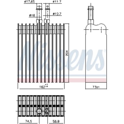 Verdamper, airconditioning NISSENS 92378