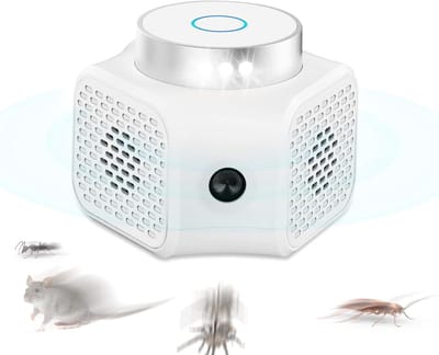 Ultrasonische Muizenverjager met 360° Rattenverjager - Elektrisch met 4 Modi - Geldig Bereik 100m²