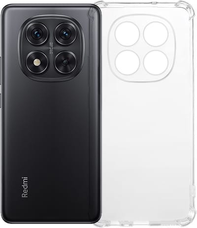Coverup Hoesje - Geschikt voor Xiaomi Redmi Note 14 Pro 5G / Pro+ / Poco X7 Hoesje - Coverup TPU Back Cover met AirBag Corners - Transparant