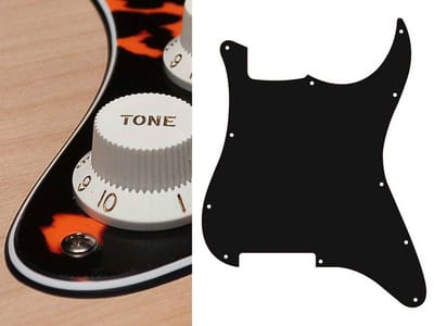Boston ST-300-WCO pickguard, Stallion, no holes (only screw holes), 3 ply, wild cat orange