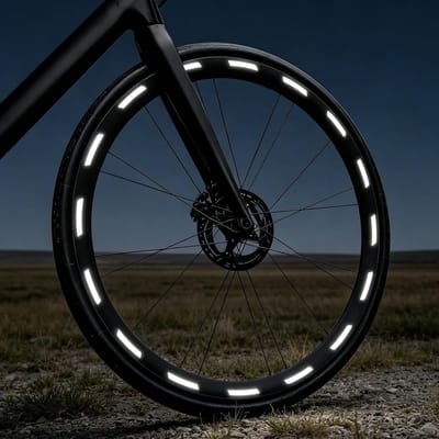 Reflectorstickers set van 64 voor 26/27,5/28/29 inch fietsvelgen, zelfklevend voor betere zichtbaarheid en veiligheid op de weg