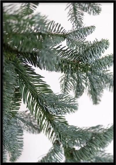 Poster Kersttakken - 30x40 cm Met Fotolijst - Kerst Poster - Ingelijst - WALLLL