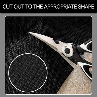 Grote Antislipmat 150 x 200 cm - Antislipmat voor Tapijten - Antisliptapijt - Snijbare PVC Tapijt Grijper Onderlaag - voor Plank Lade Auto Tapijt - Zwart