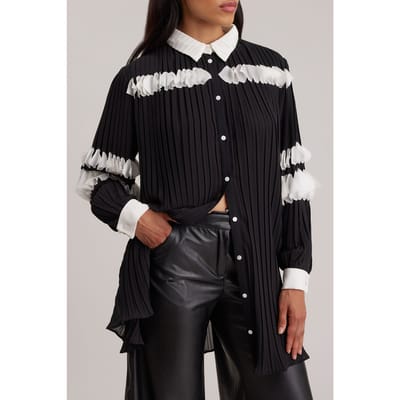 Anne Fontaine Poesie Chemise Black Size: 42 | Blouses Outlet | Dames | Zwart