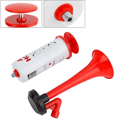 Dailygoods- Luchtpomp Hand - Draagbare Hoorn - Aluminium/ABS - Veiligheid - Universeel - Gloednieuw - Veiligheidshoorn