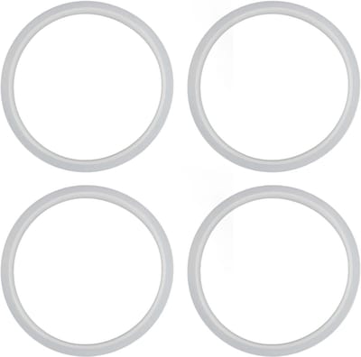 Set van 4 Vervangende Siliconen Dichtingen voor Waterdistilleerders - Hoge Druk Sealing Ringen en Accessoires voor Efficiënte Waterfiltratie