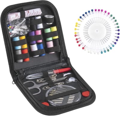 Complete Mini Naaigereedschap Set met 108 Stuks voor Beginners - Ideaal voor Reizigers, Familie en Vrienden