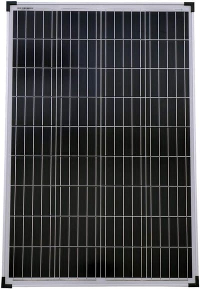 Zonnepaneel 100 Watt - Zonnecel Fotovoltaïsch - Energie Opwekken - 5-Bus Technologie - 102x67 cm - Blauw