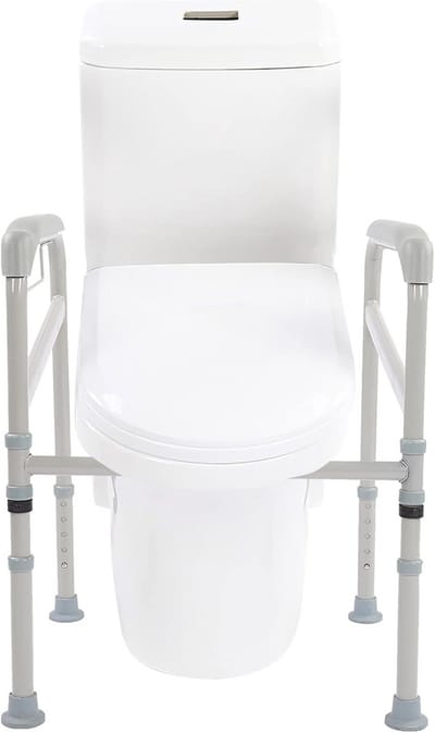 Dailygoods- Toiletframe Verstelbaar - Antislip Armleuningen
