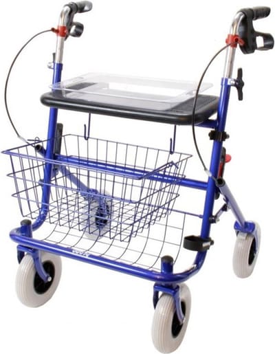Rollator Basic XL Provo zitbreedte 50cm blauw