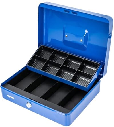 Geldcassette 30 x 24 x 9 cm - Perfect voor Festivals en Markten