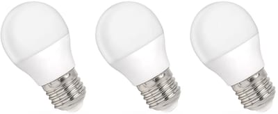 Spectrum LED Kogellamp E27 4W - 230V - 320 Lumen - 3000K Warm wit - Gezellig licht - Energiezuinig - 3 stuks
