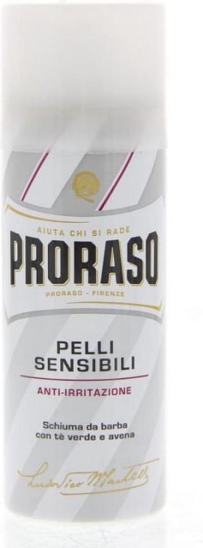 Proraso Green Pelli Sensibili Anti Irritazione Scheerschuim 50 ml
